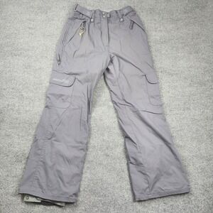 Ride Snowboards MTNdry Series Gray Cargo Snowboard Pants Mens Small RN86918